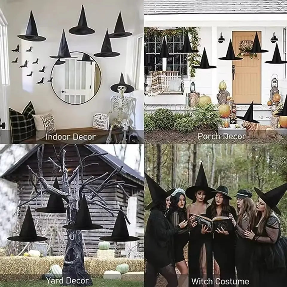 Spookachtige Halloween Heksenhoed Versiering voor Feest en Thuis