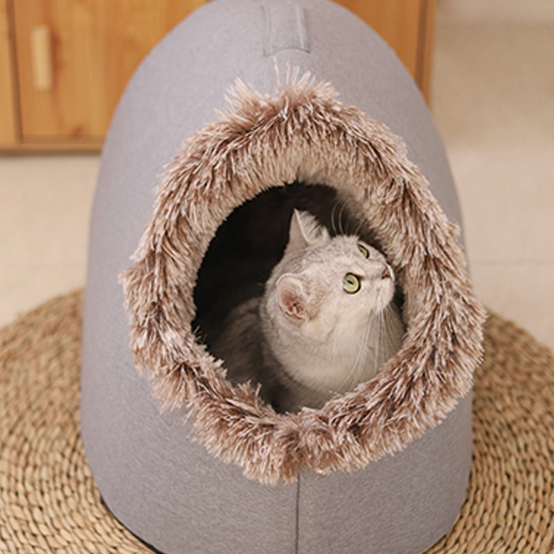 Gezellig winterhuisje voor kleine honden en katten