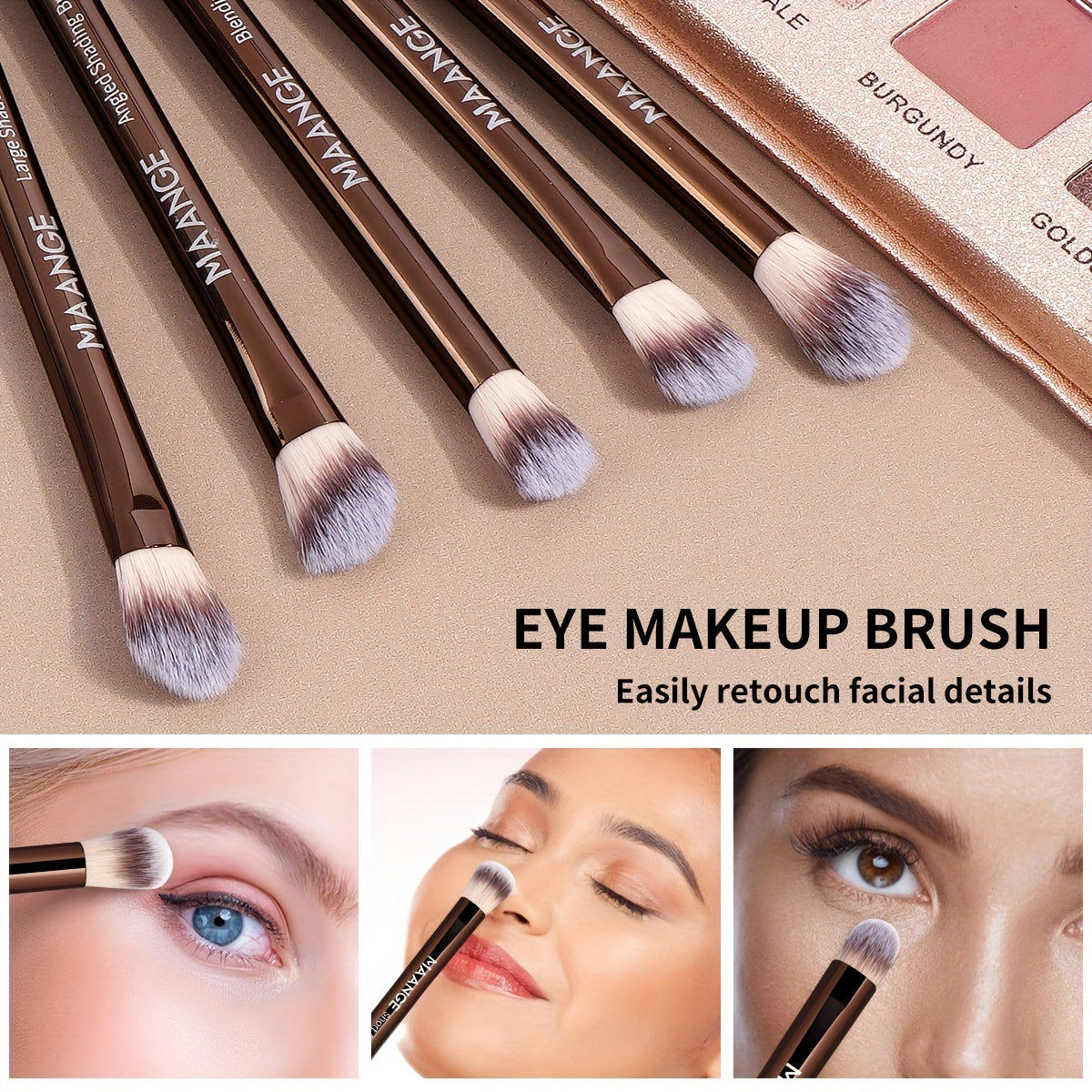 GlowArt™ Kabuki Make-upkwastenset voor perfecte applicatie