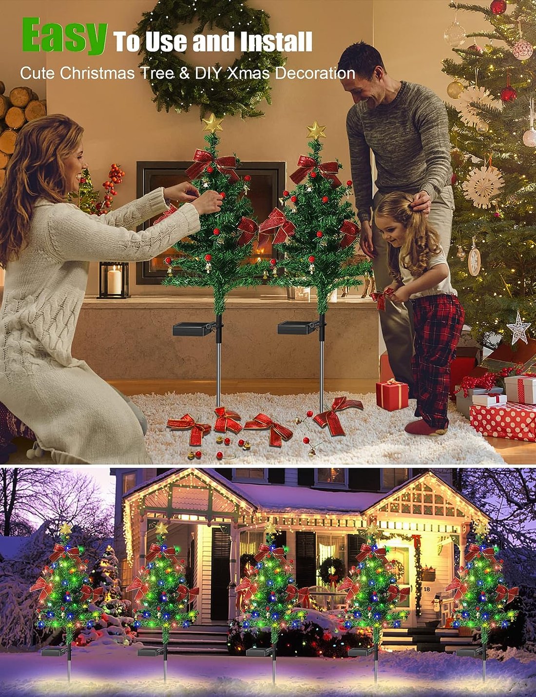 Buy one and get one free | SunLitTree™ - Solar Christmas Tree Lights [Last Day Sale]