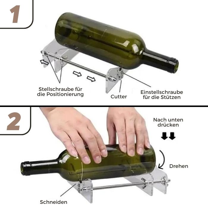 50% OFF | Glass Bottle Cutter™ - DIY Tool for Creative Crafts [Last Day Sale].