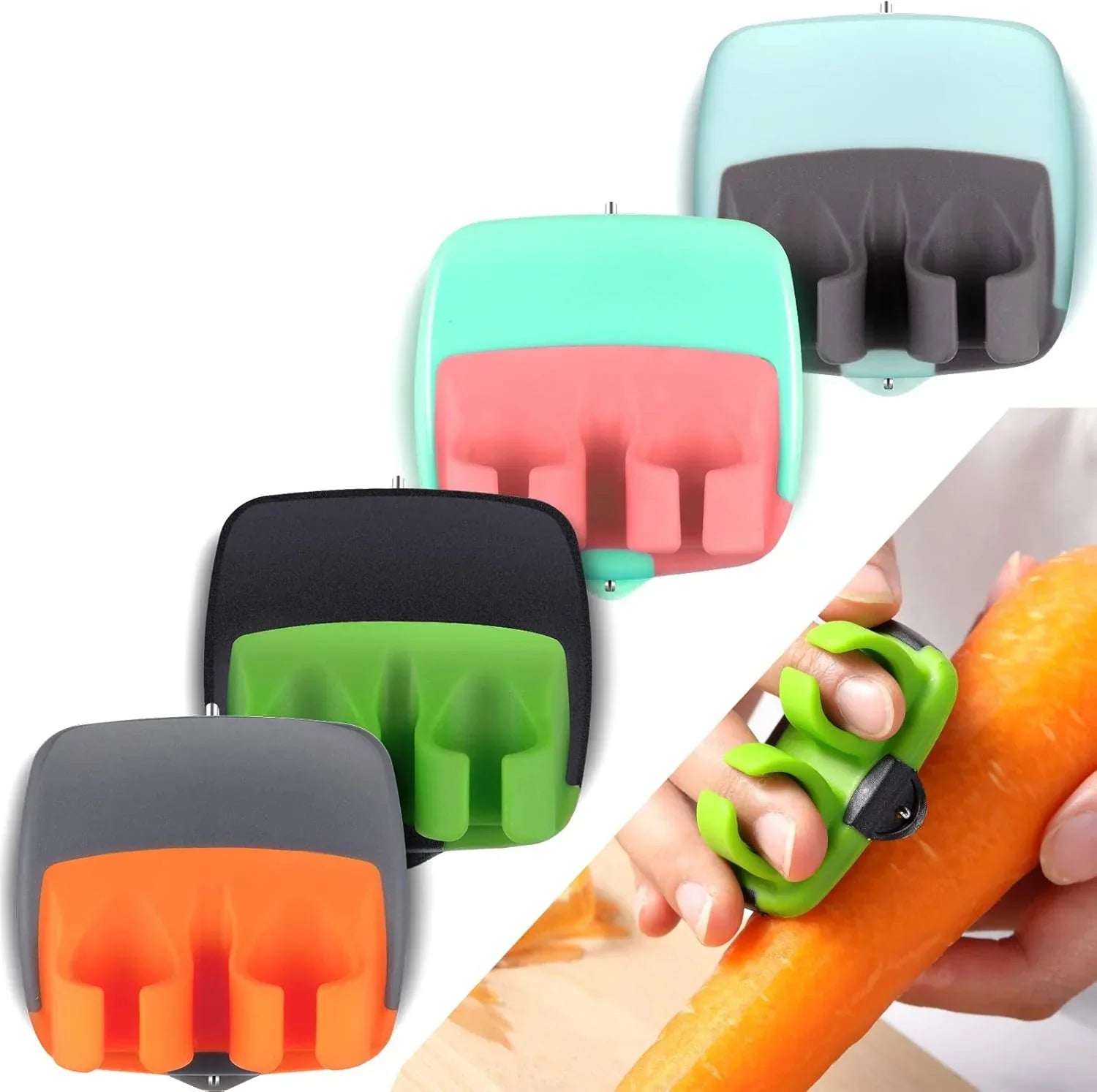 2+2 FREE | PeelRing - Finger-fast vegetable peeler set