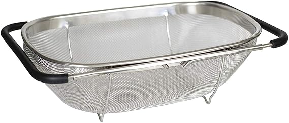 FlexiDrain - Collapsible stainless steel sink drain basket
