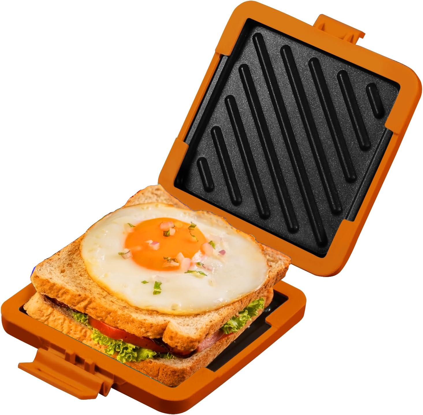 Compact magnetron tosti- en sandwichmaker voor snelle snacks