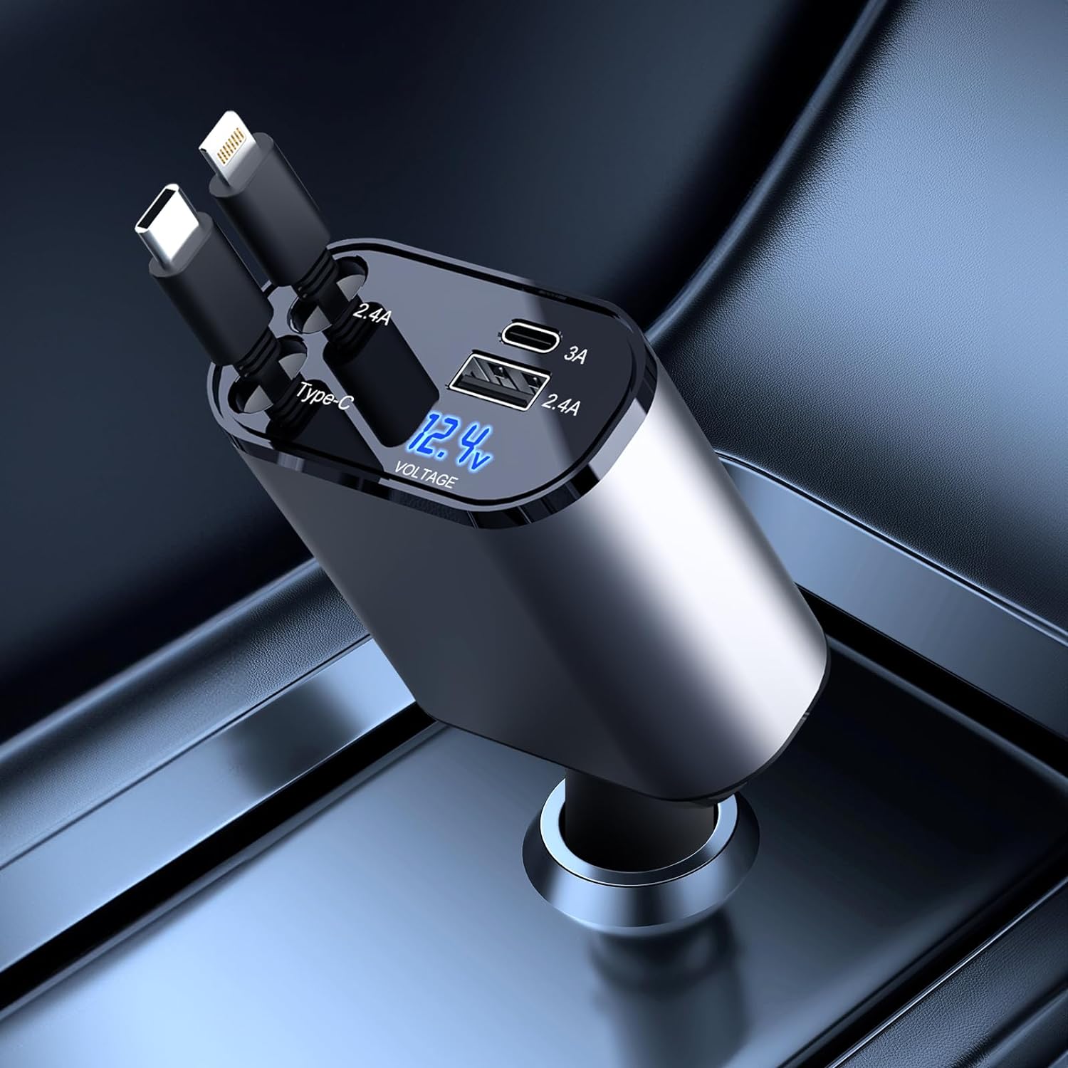 50% OFF | AutoCharge™ - 4-in-1 Fast Car Charger [Last Day Sale]