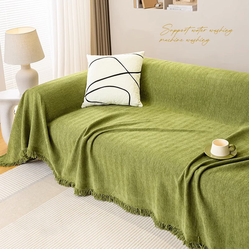 CozyMoss™ - Four Seasons Herringbone Sofa Blanket [Last Day Sale] 