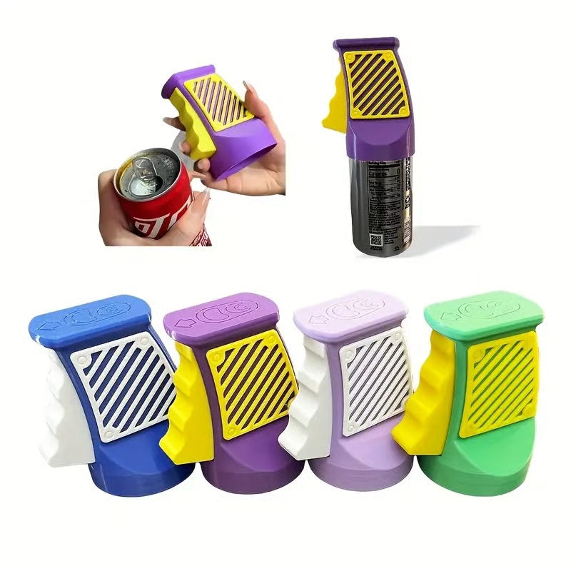 Easy Grip Blikopener voor één hand en drinkdeksel set