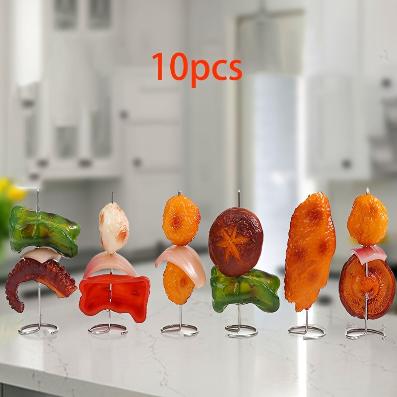 5+5 FREE | GrillElevate™ - The stainless steel skewers for even and perfect grilling