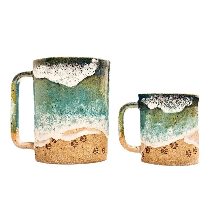 50% OFF | OceanBrew - Cupshore 3D-Printed Ceramic Coffee Mug with Coastline [Last Day Sale]