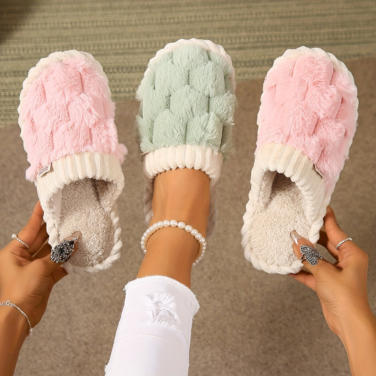 CuddleSole Plush Slippers [Last Day Sale] 