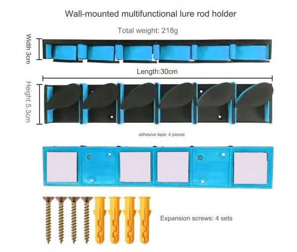 RodRack Max - your rods finally neatly stored 