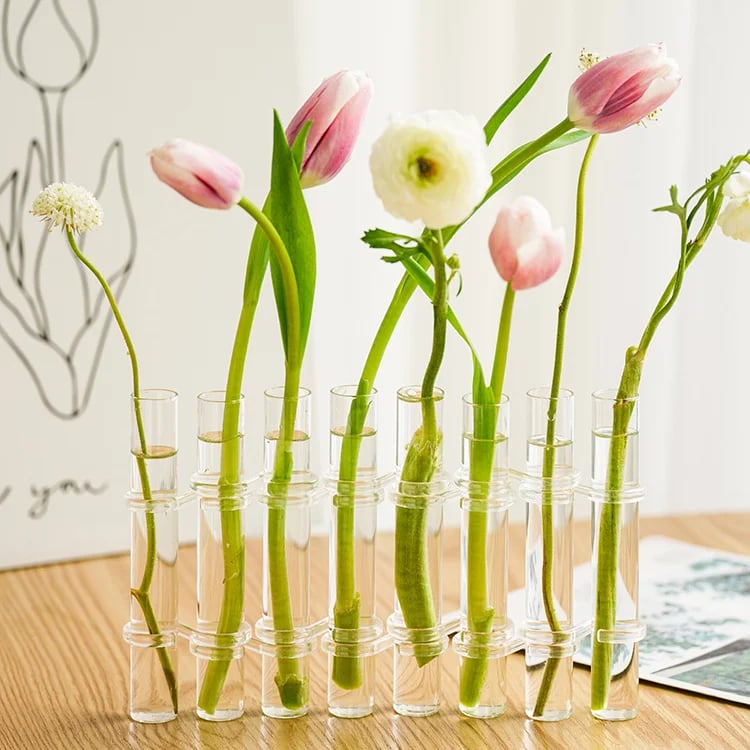 Elegante Scharnierende Keramische Bloemenvaas voor Interieurdecoratie