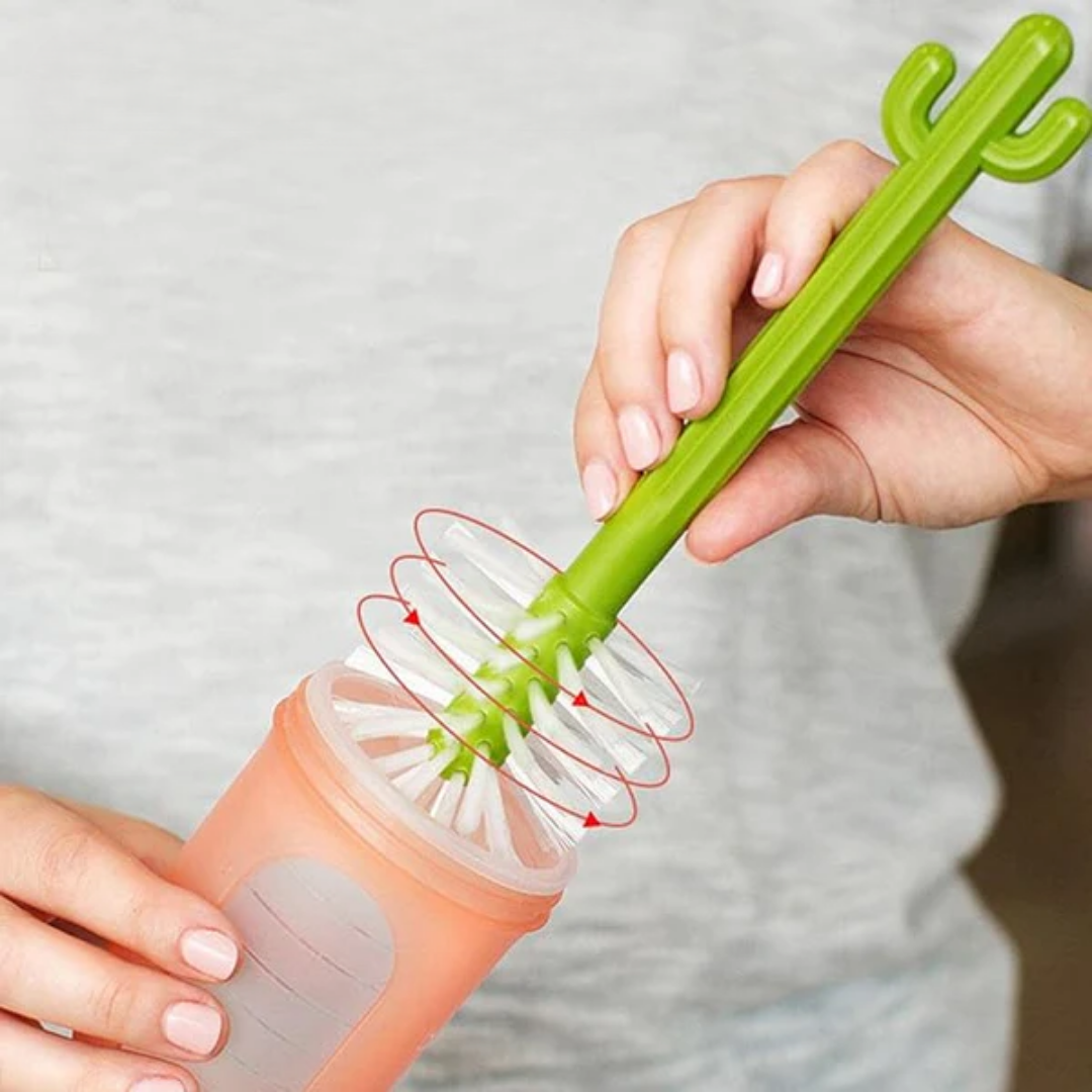 Multifunctionele cactusschoonmaakborstel voor kamerplanten