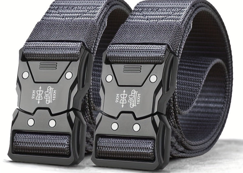 Duurzame Unisex Tactische Nylon Riem voor Buiten- en Dagelijks Gebruik