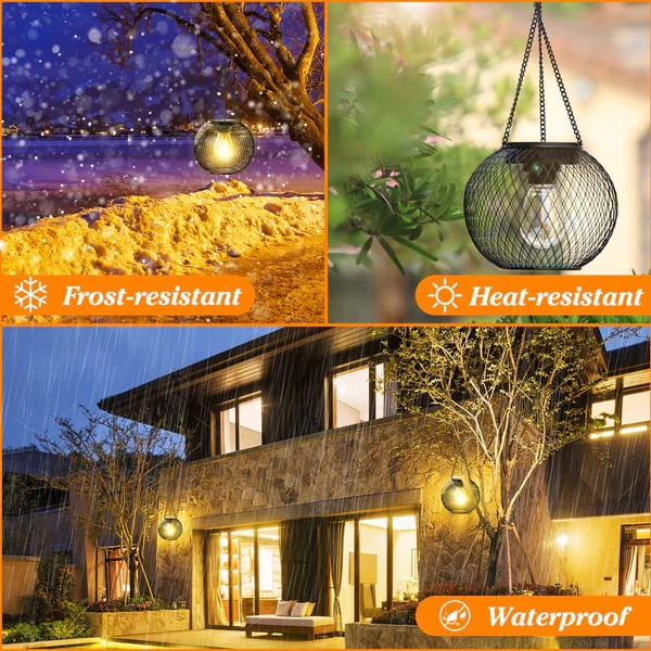 50% OFF | SolarNest - Retro-style solar lighting for a charming garden ambiance [Last day of sale]