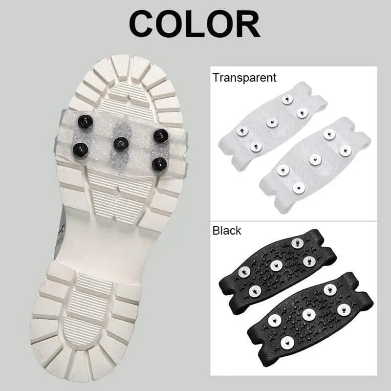 Antislip overschoenen met spikes voor veiligheid en grip buiten