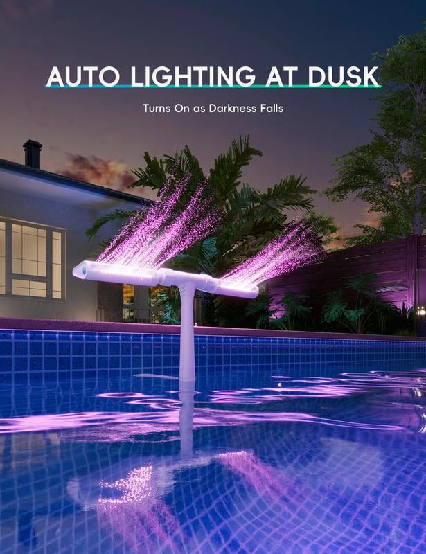 SunSpray - The luminous water arch for your summer dream