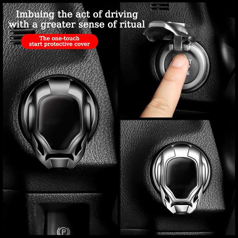 Moderne Autostart Stopknop Cover Afwerking