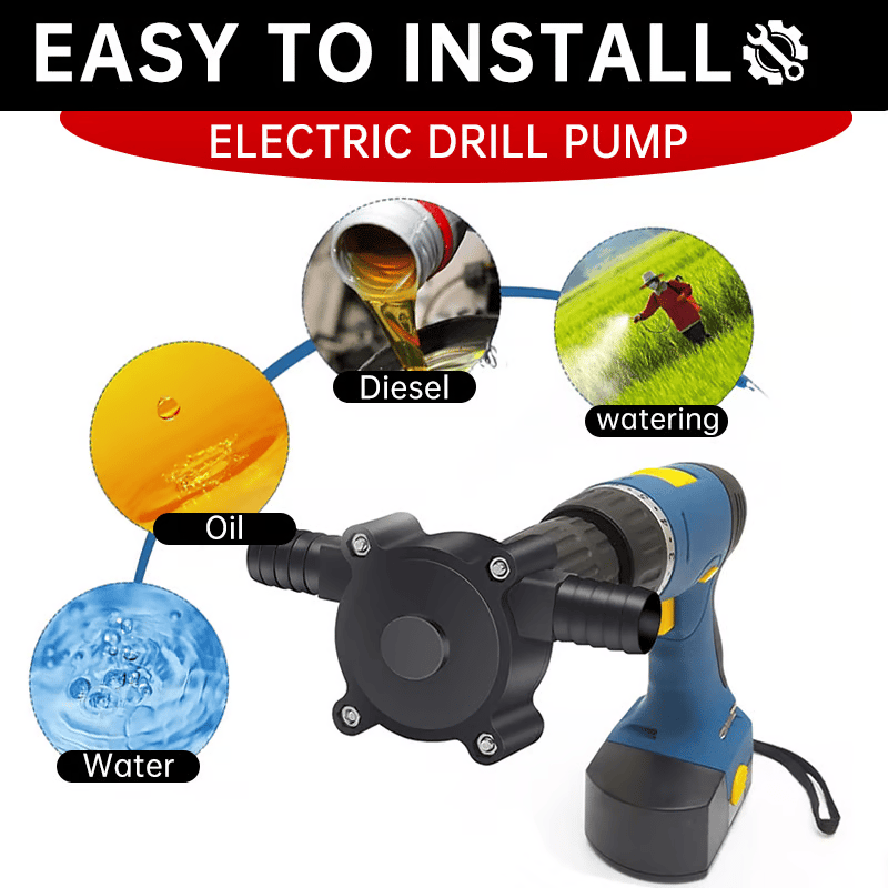 DrillPump Pro - Your drill becomes a mobile pump