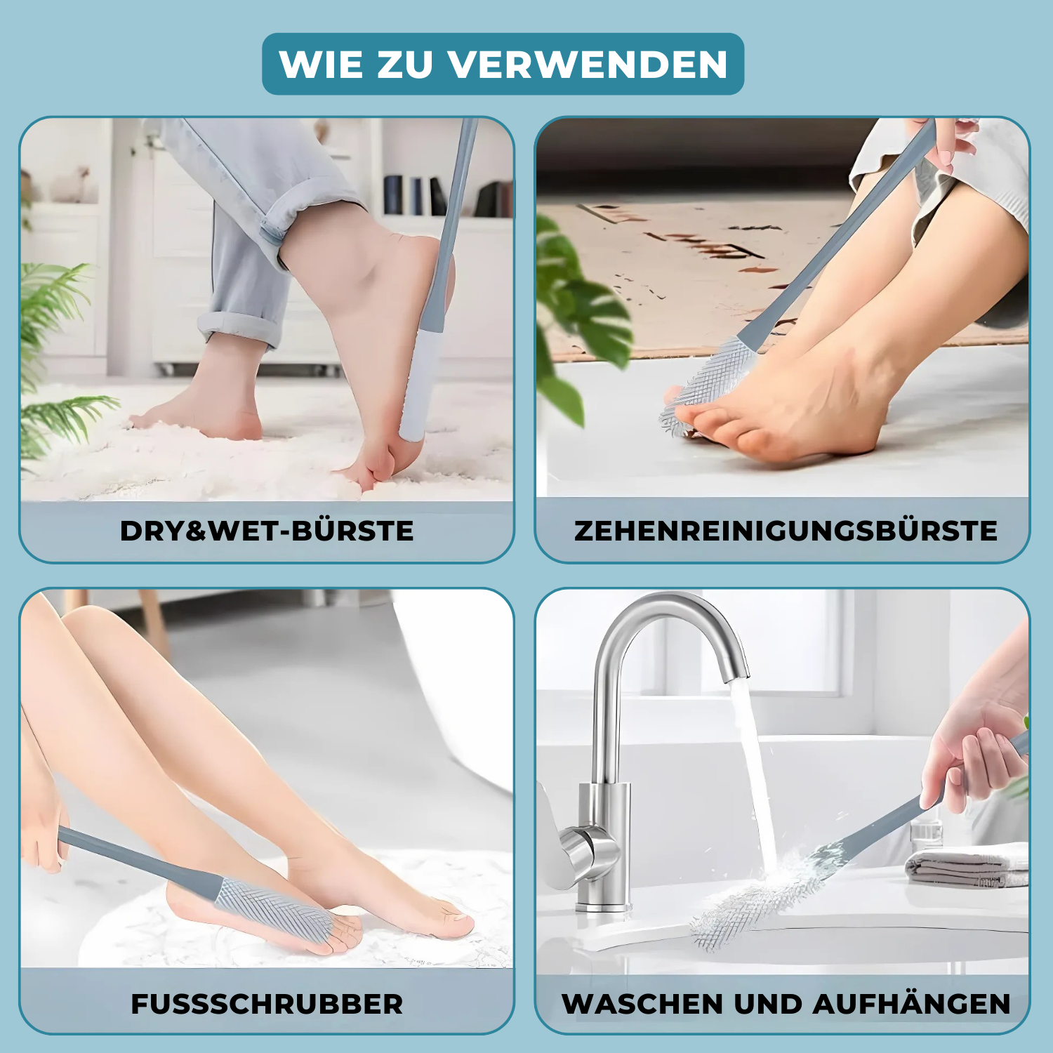 ToeClean - Gentle and effective cleaning between the toes
