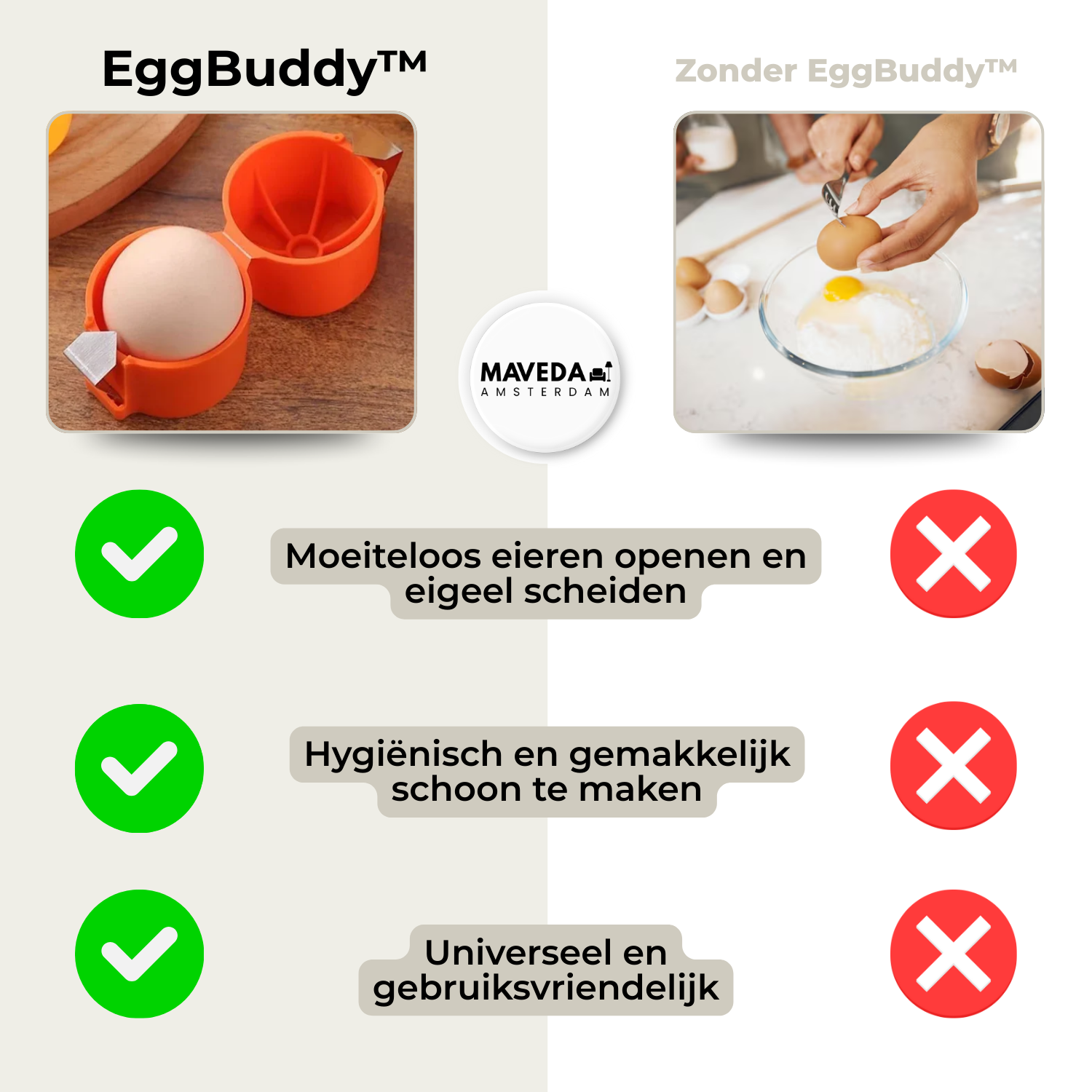 Buy 1 Get 1 Free | EggBuddy™ - Egg Opener and Separator in One