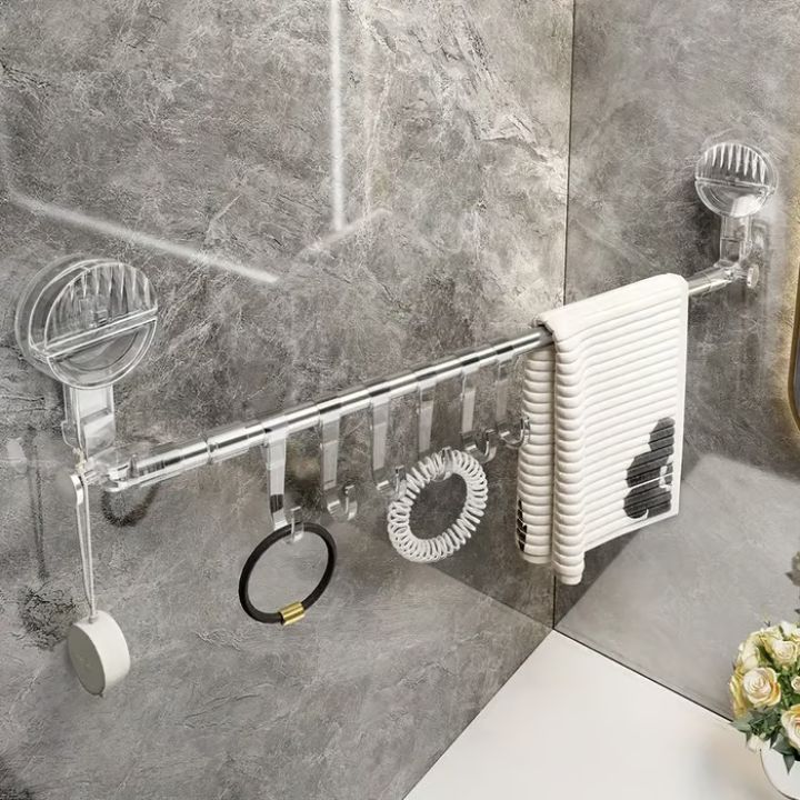 HangRack™ - Adjustable Stainless Steel Towel Rack with Suction Cups [Last Day Sale]
