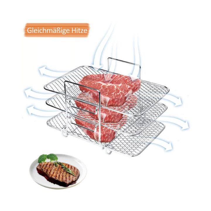 GrillStack - More space in the air fryer, more enjoyment on your plate