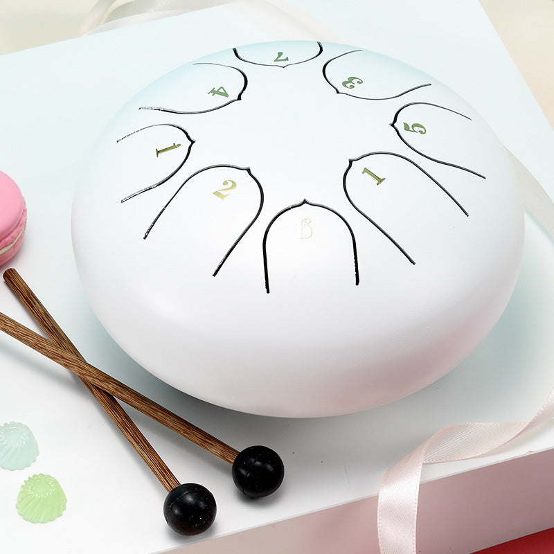 BuddhaSounds - Mini steel-tongue drum 6-inch sound healing drum set [Last-day sale]