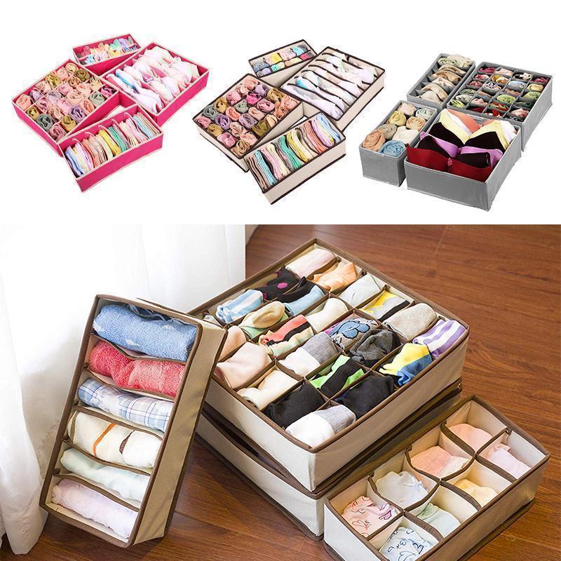2+2 FREE | SortiBox - Foldable laundry box for the wardrobe