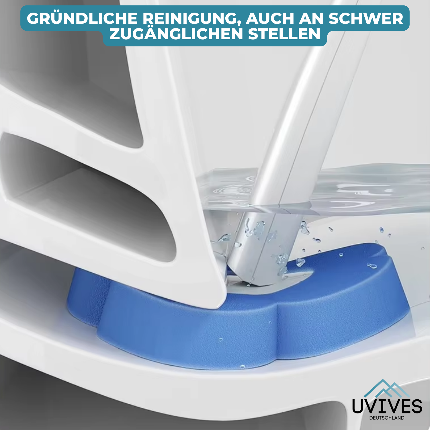 CleanGrip™ - Hygienically clean toilet without scrubbing