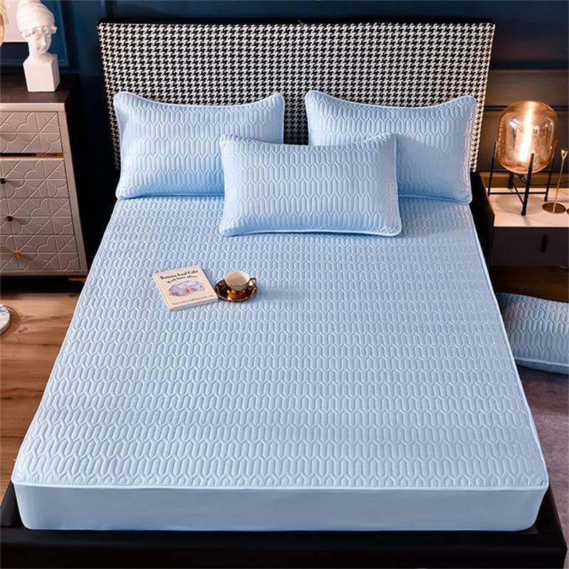 SilkyBreathe - Latest breathable silky-soft mattress cover [Last day sale] 