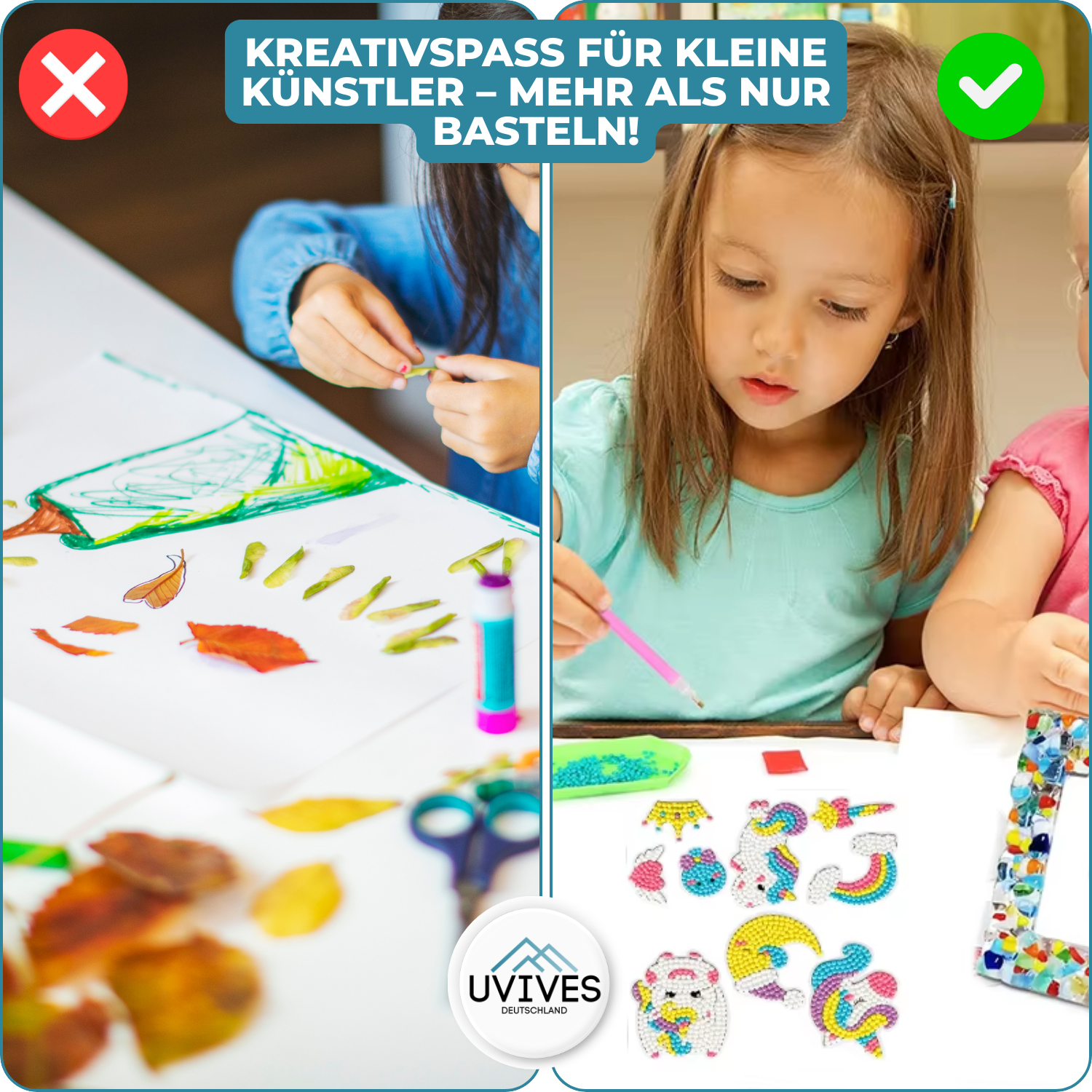 SparkCraft™ - Magical diamond coloring pages for kids