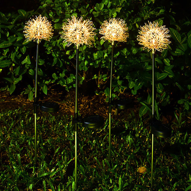 TwinklePuff - Waterproof solar garden light with dandelion motif