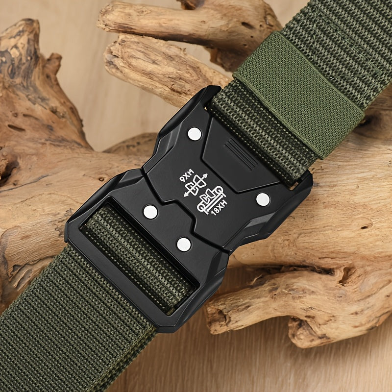 Duurzame Unisex Tactische Nylon Riem voor Buiten- en Dagelijks Gebruik