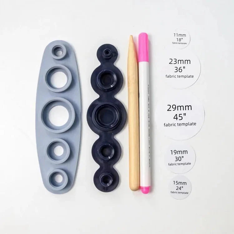 Doe-het-zelf knoppenmaker knutselset voor gepersonaliseerde pins en badges