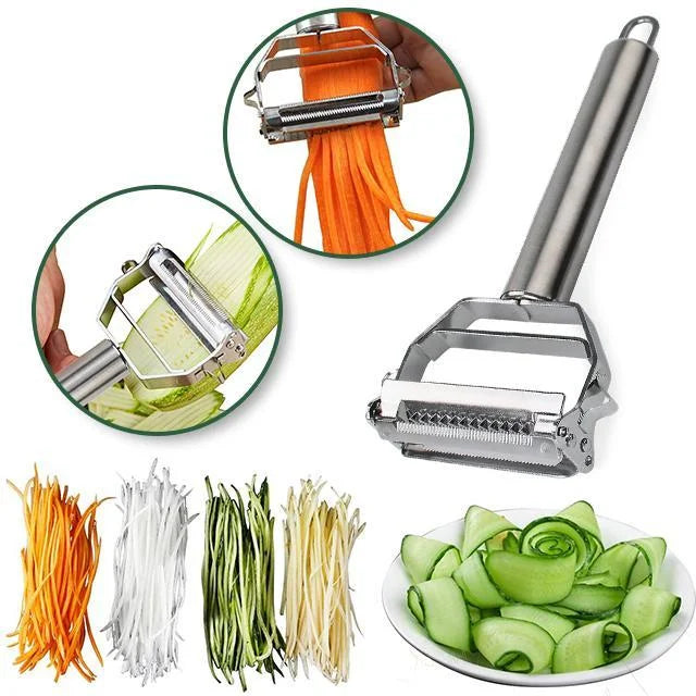 50% OFF | VegiCraft™ - 4-in-1 New Multifunctional Vegetable Peeler [Last Day Sale]