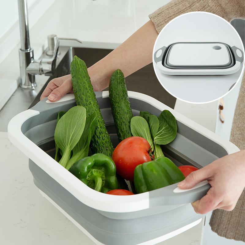 50% OFF | SlicingBasket - Multifunctional cutting boards and collapsible draining basket