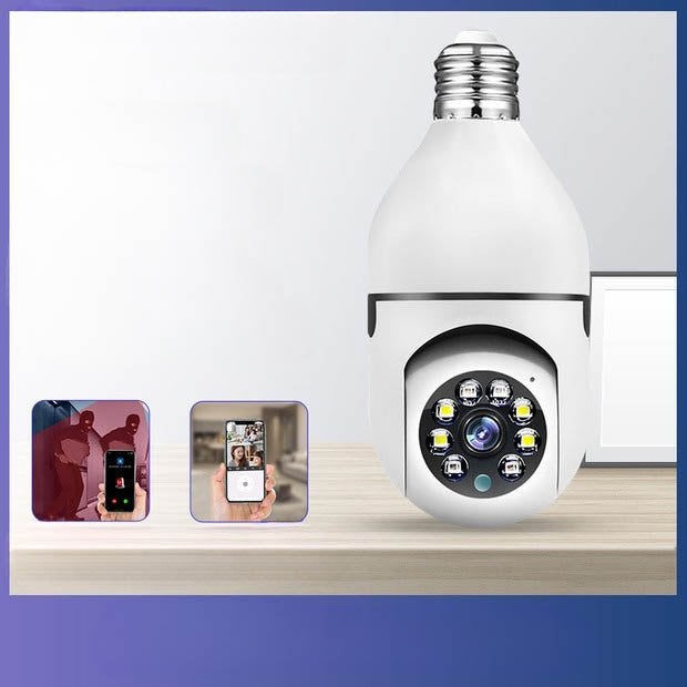 BrightGuard™ 360° Slimme Lampcamera met HD-kleurvideo