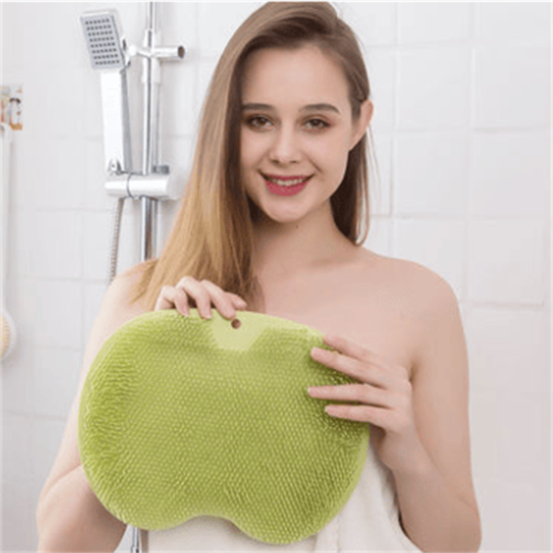 Dubbeltextuur exfoliërende voet- en rugdouche-scrubpad