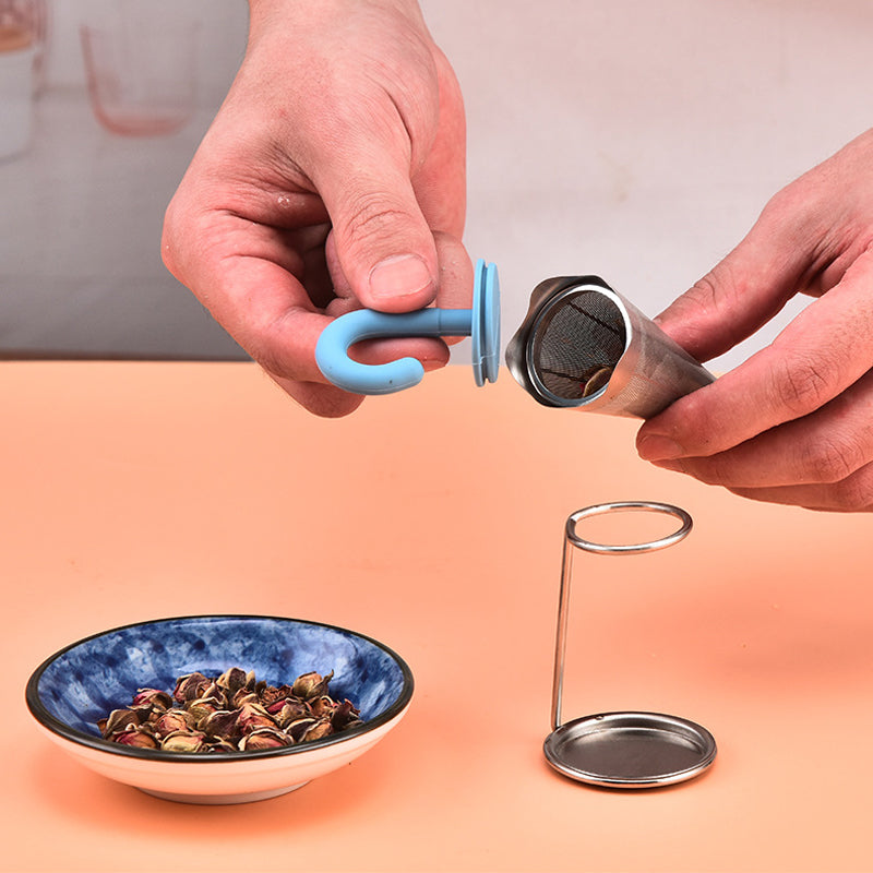 Stijlvolle Thee Infuser met Leuke Twist voor Liefhebbers van Losse Theebladeren