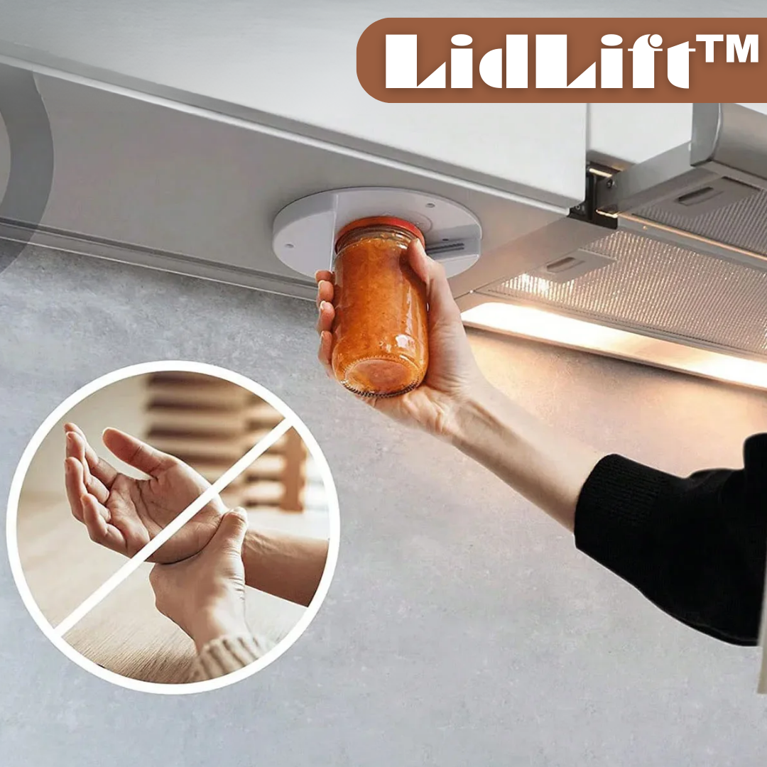Ergonomische Eenhandige Glasdekselopener Tool