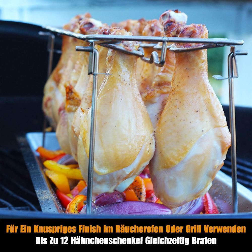 GrillNova - Stainless Steel Chicken Grill Grate [Last Day Sale]