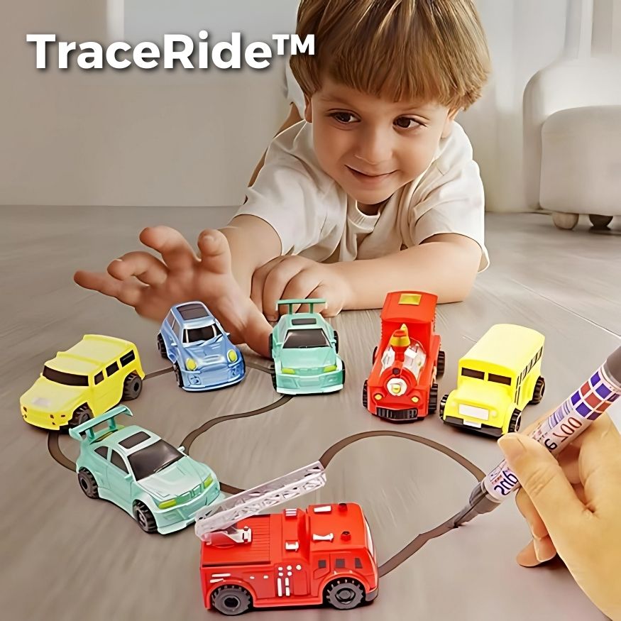 TraceRide™ - Traceable Toy Car, Inductive Magic Pen [Last Day Sale]