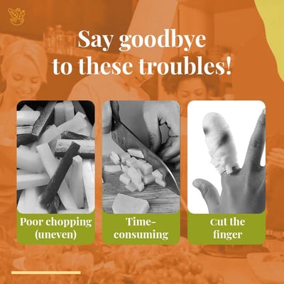 QuickDice - Cut vegetables in seconds, without risk