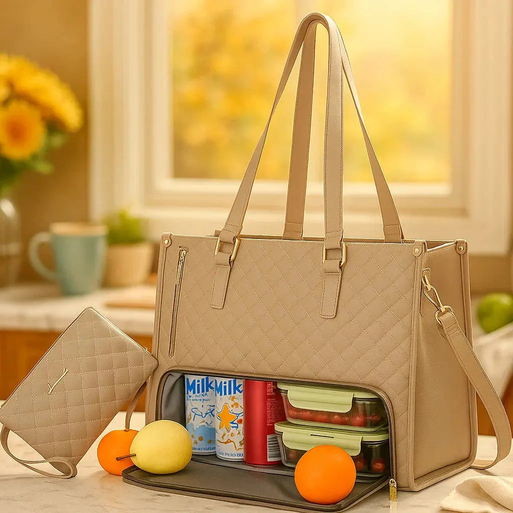 Geïsoleerde Laptop Tas met Meerdere Vakken voor Werk en Reizen