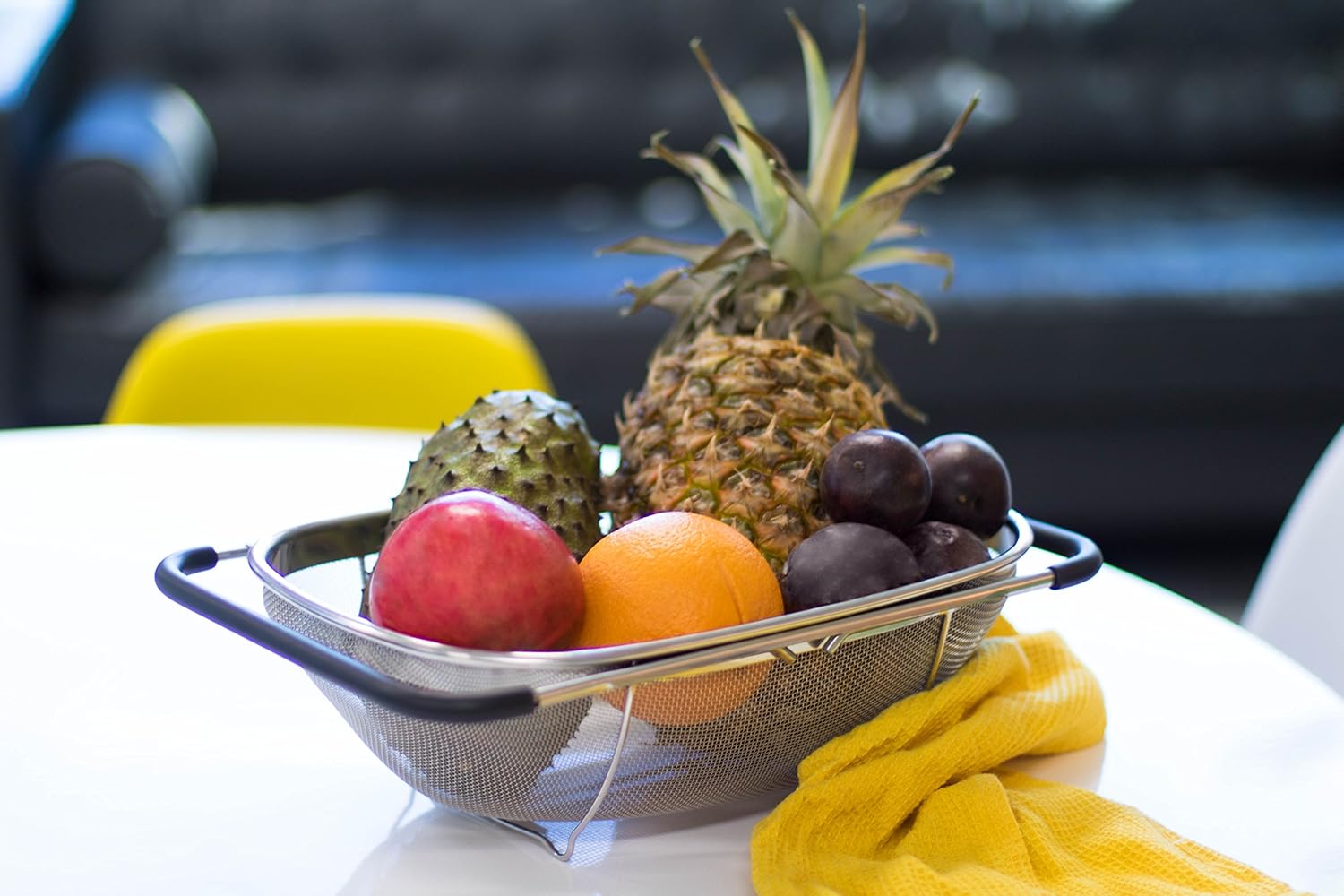 FlexiDrain - Collapsible stainless steel sink drain basket