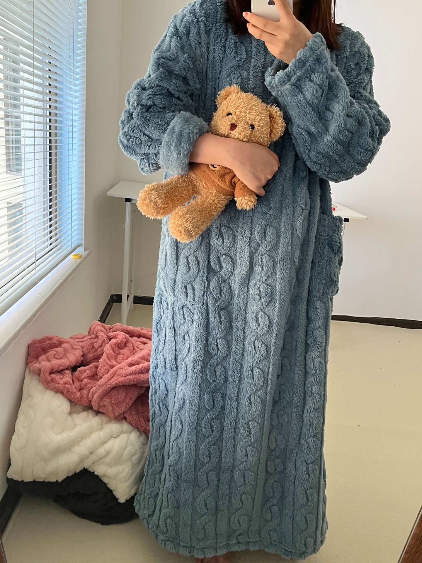 WinterWrapz - Coral Velvet Winter Wear [Last Day Sale]