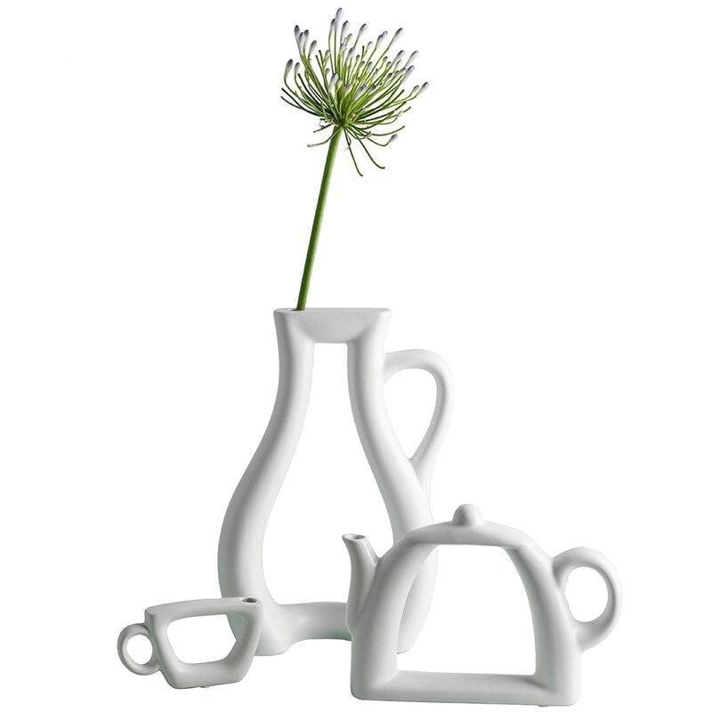 Elegante keramische Lola vazen voor moderne huisdecoratie