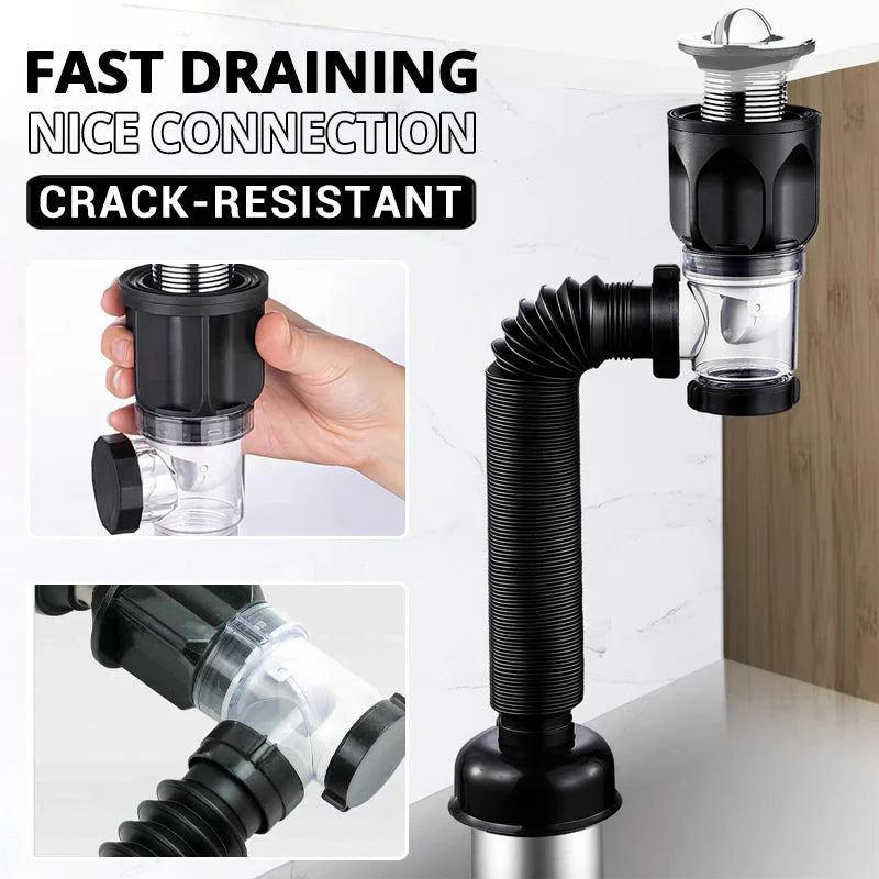 Buy One Get One Free | PipeGuard - Odor- and Clog-Resistant Drain Pipes for Bathroom Sinks [Last Day Sale]