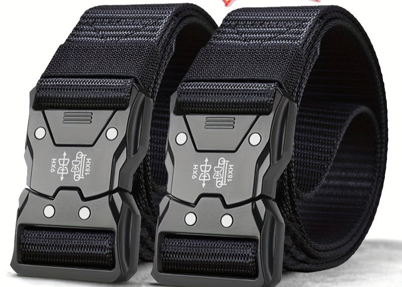 Duurzame Unisex Tactische Nylon Riem voor Buiten- en Dagelijks Gebruik
